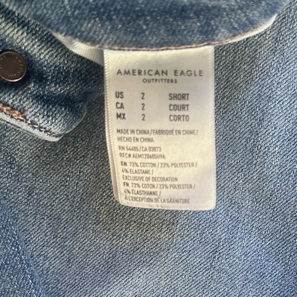 American Eagle Outfitters Ripped Skinny Jeans 2 Short - Picture 5 of 7